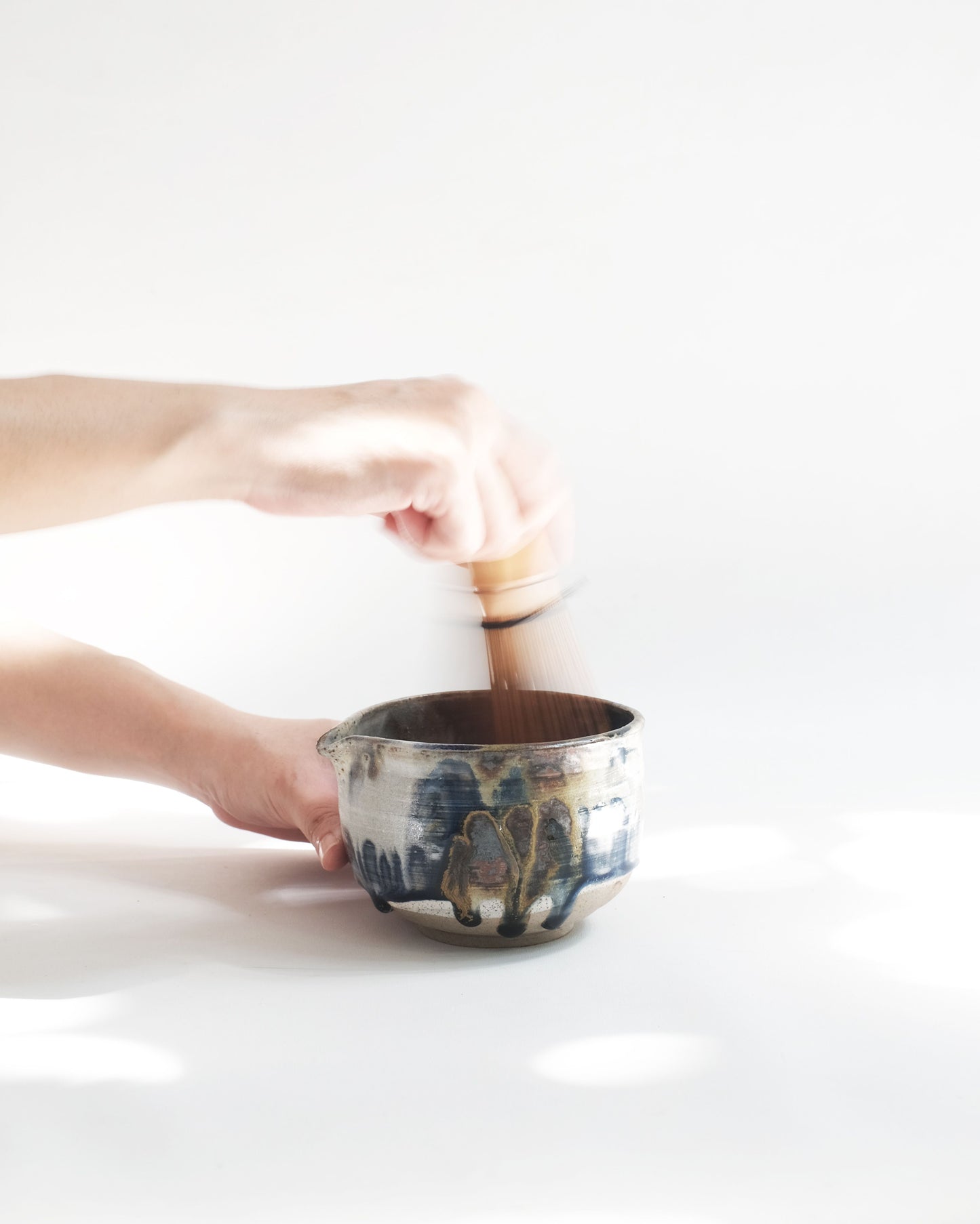 Blu Spring Melted Chawan