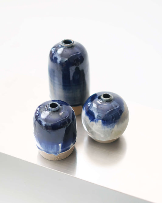 Blu Melted Vase I
